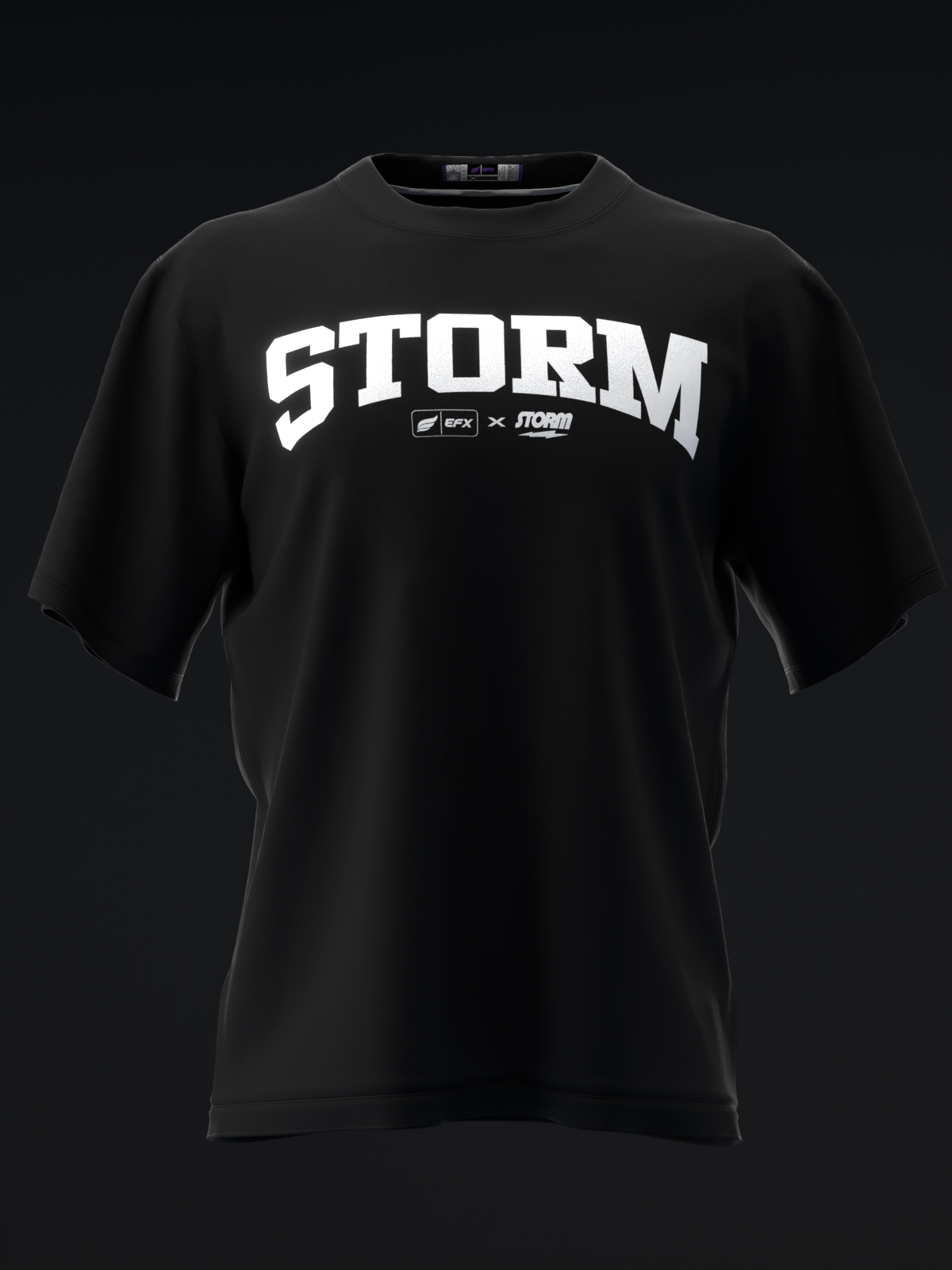 ATHLETIC - BLACK - BOWLING T-SHIRT