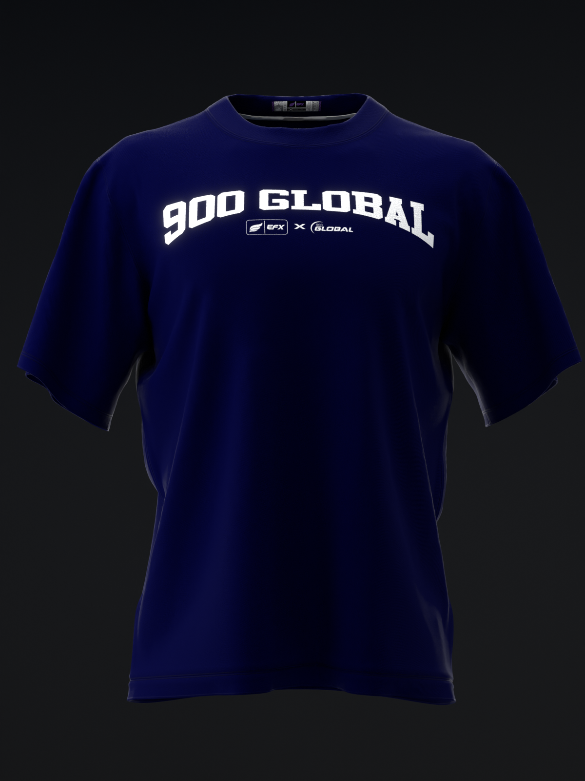 ATHLETIC - NAVY - BOWLING T-SHIRT