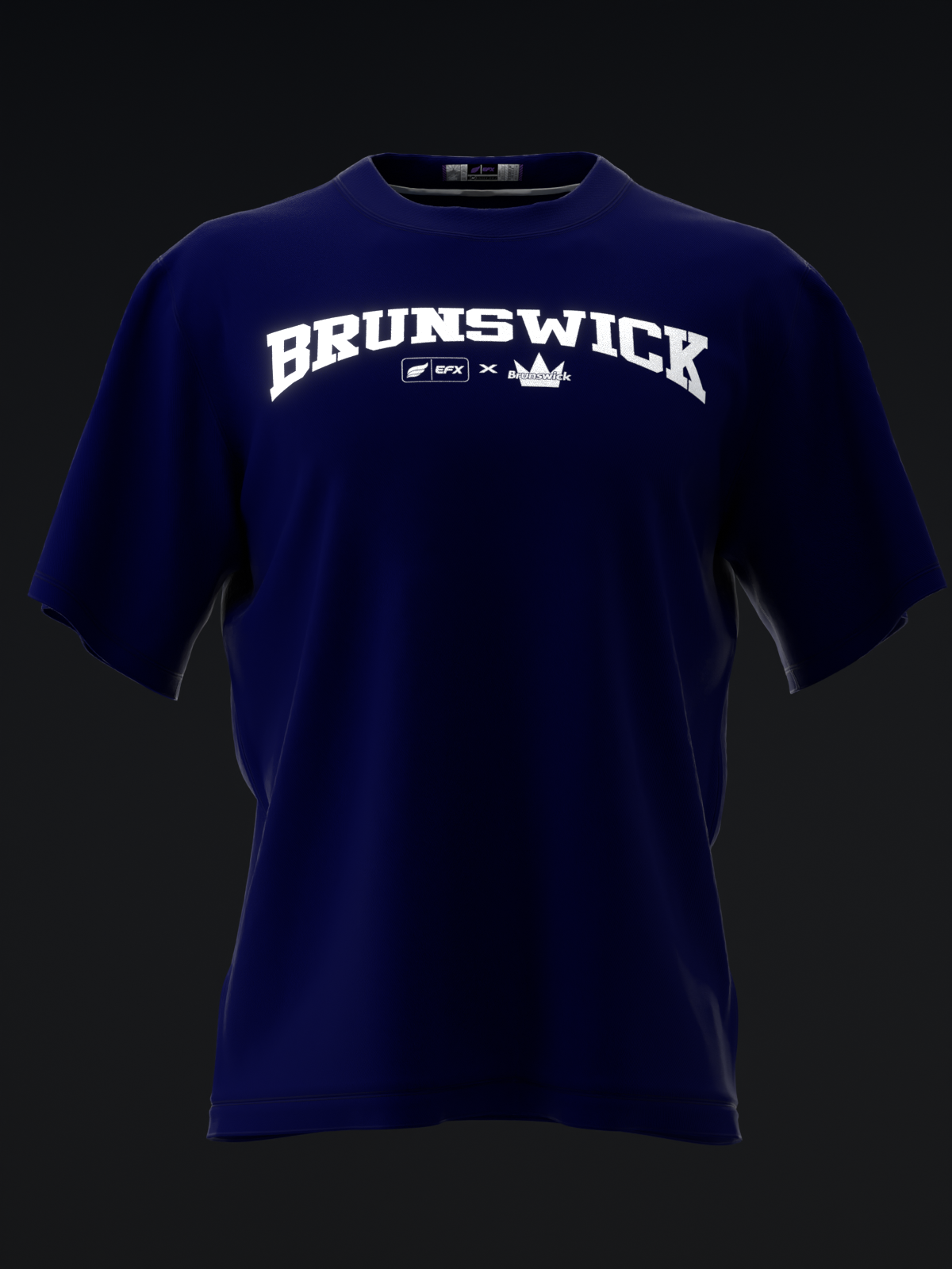 ATHLETIC - NAVY - BOWLING T-SHIRT
