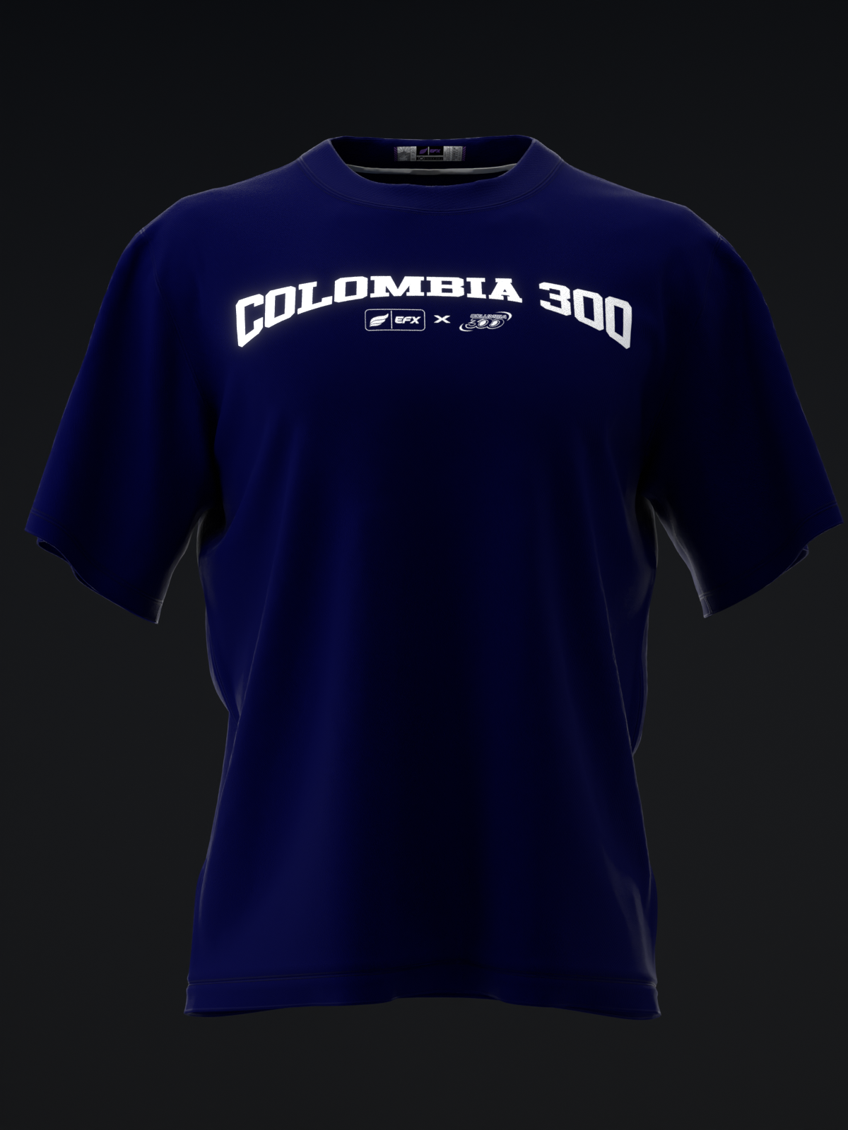 ATHLETIC - NAVY - BOWLING T-SHIRT