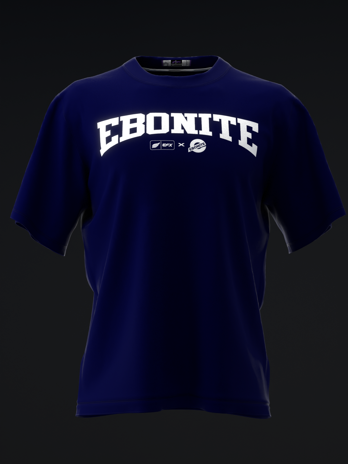 ATHLETIC - NAVY - BOWLING T-SHIRT