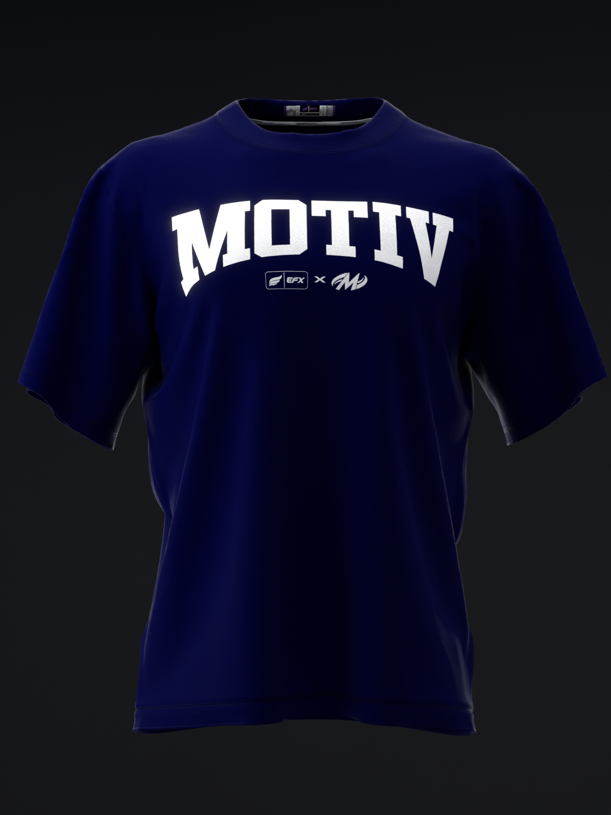 ATHLETIC - NAVY - BOWLING T-SHIRT
