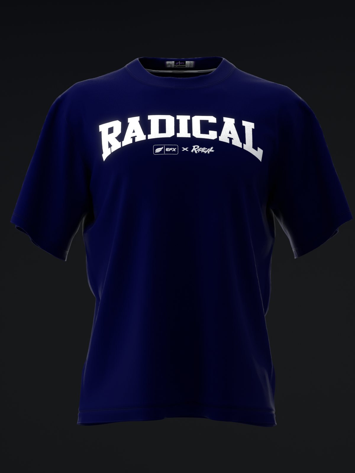 ATHLETIC - NAVY - BOWLING T-SHIRT