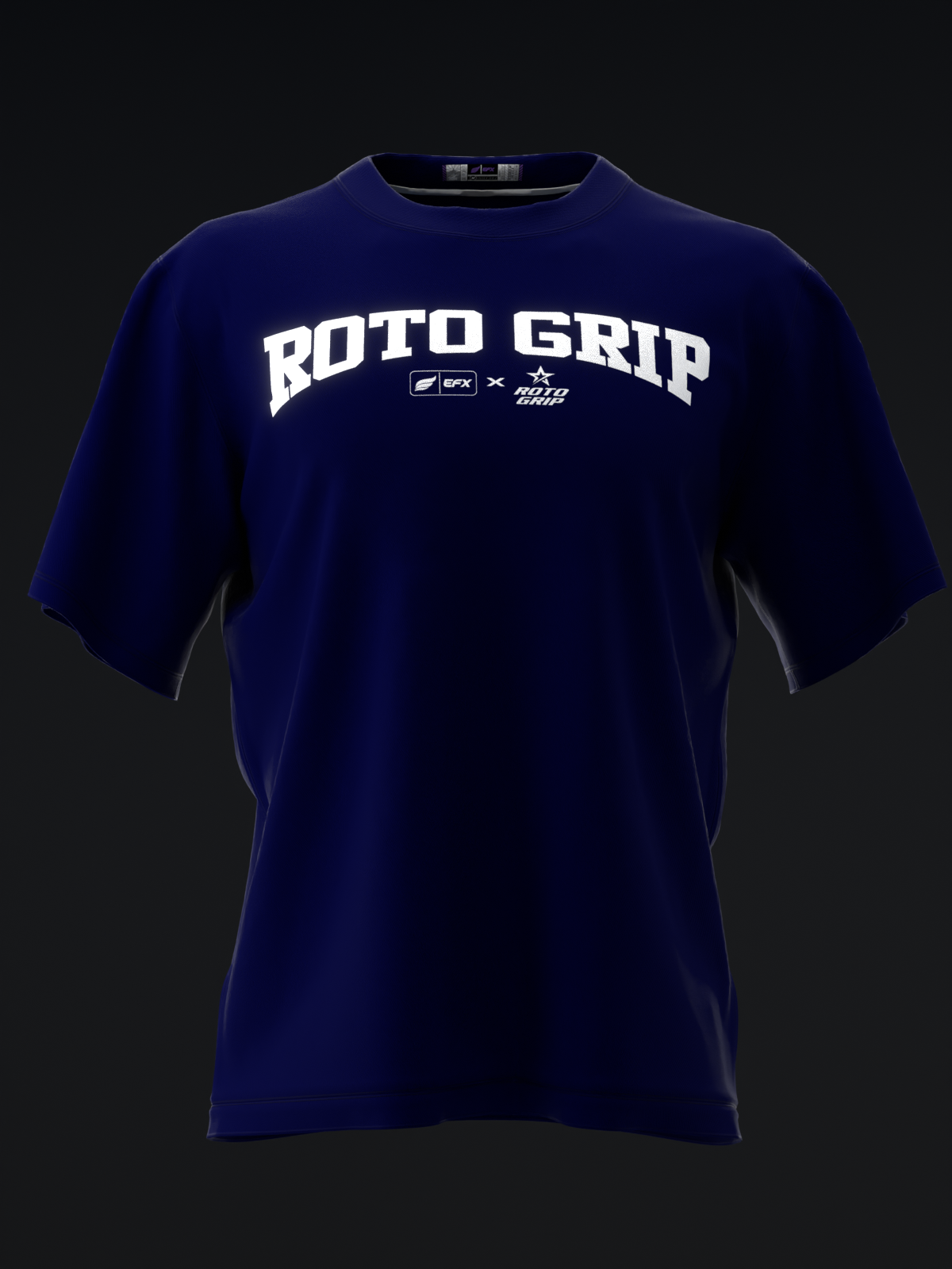 ATHLETIC - NAVY - BOWLING T-SHIRT