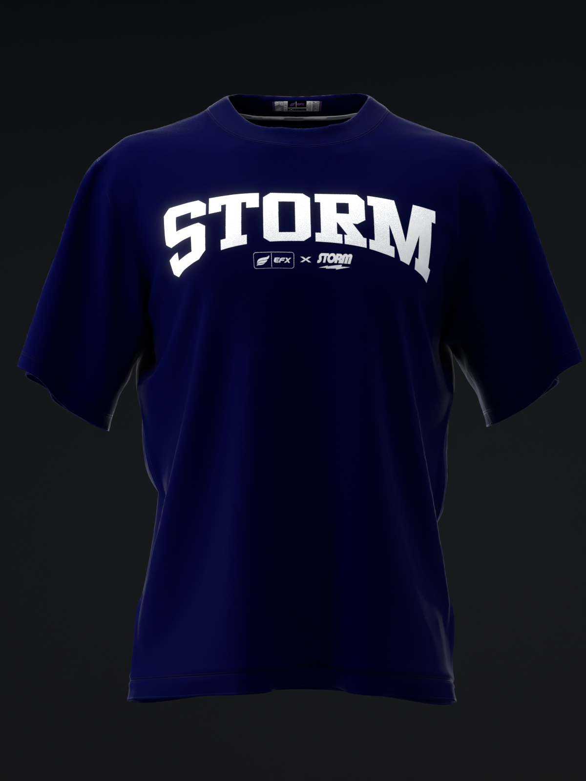 ATHLETIC - NAVY - BOWLING T-SHIRT