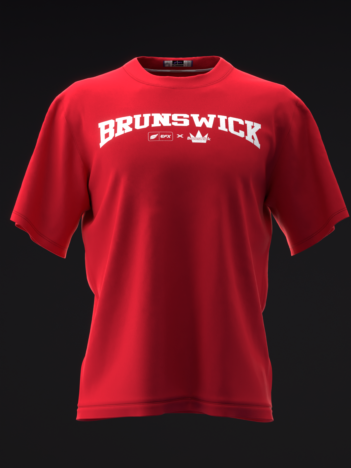 ATHLETIC - RED - BOWLING T-SHIRT