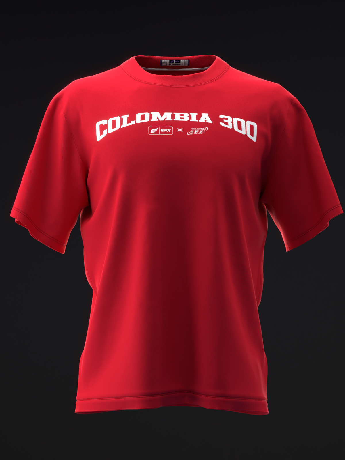 ATHLETIC - RED - BOWLING T-SHIRT
