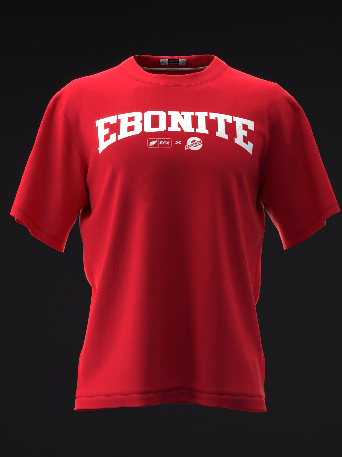ATHLETIC - RED - BOWLING T-SHIRT