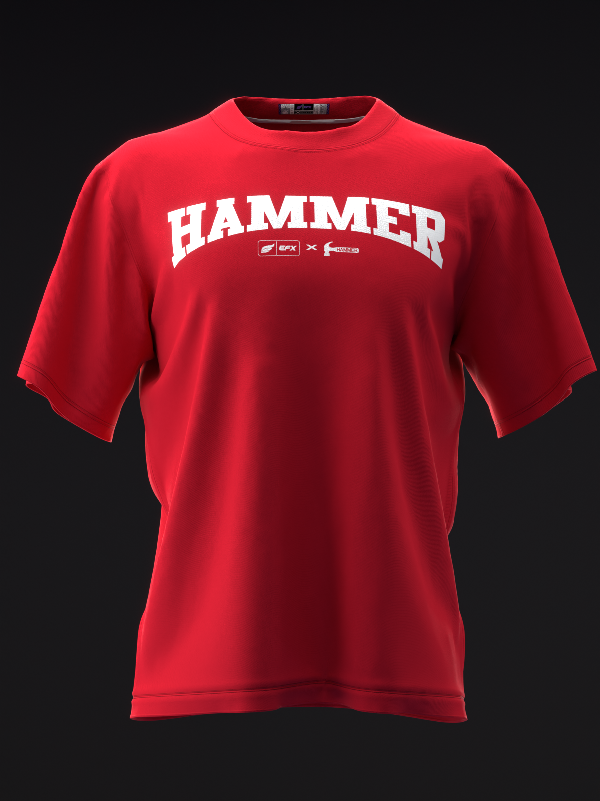 ATHLETIC - RED - BOWLING T-SHIRT