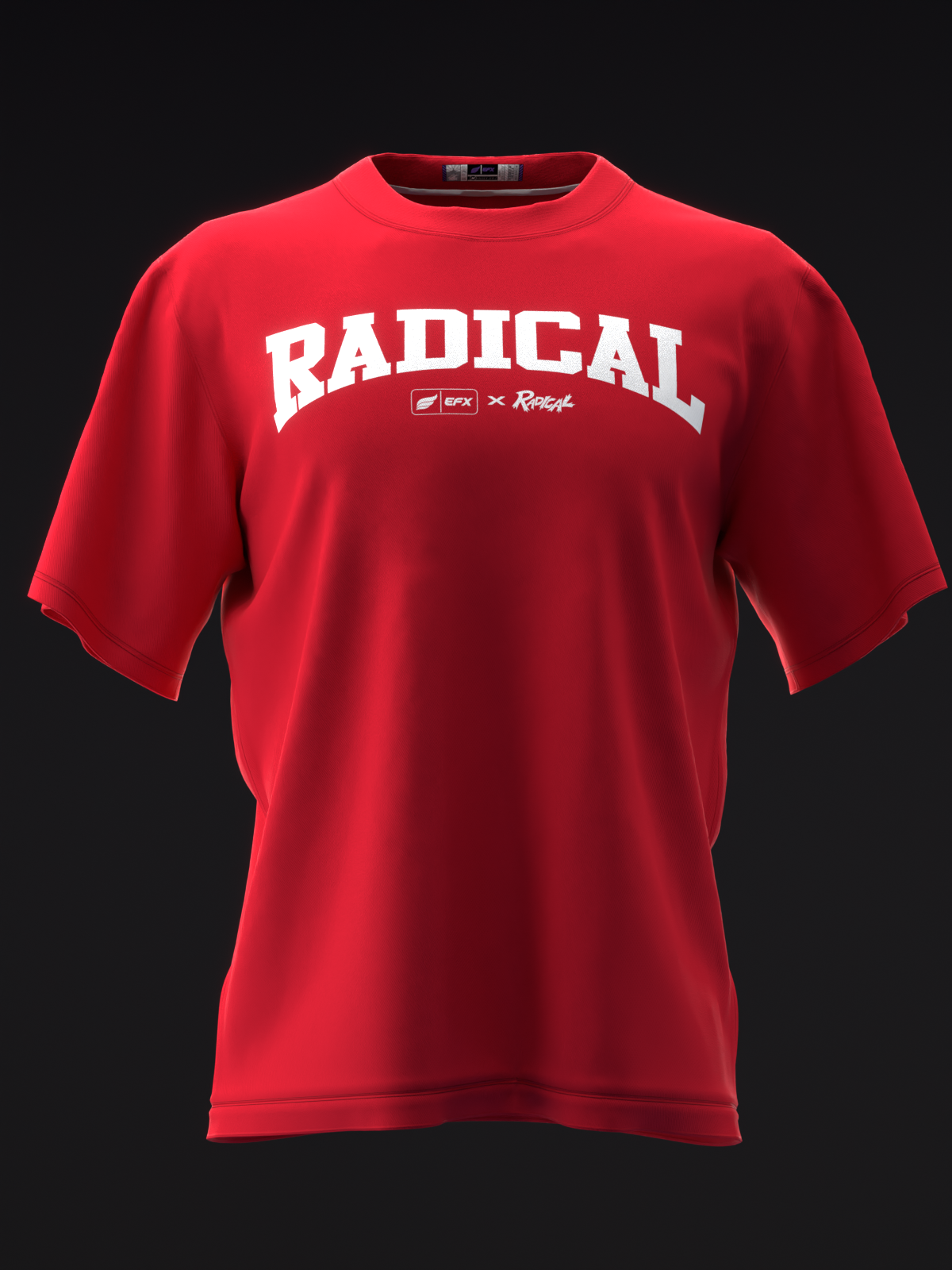 ATHLETIC - RED - BOWLING T-SHIRT