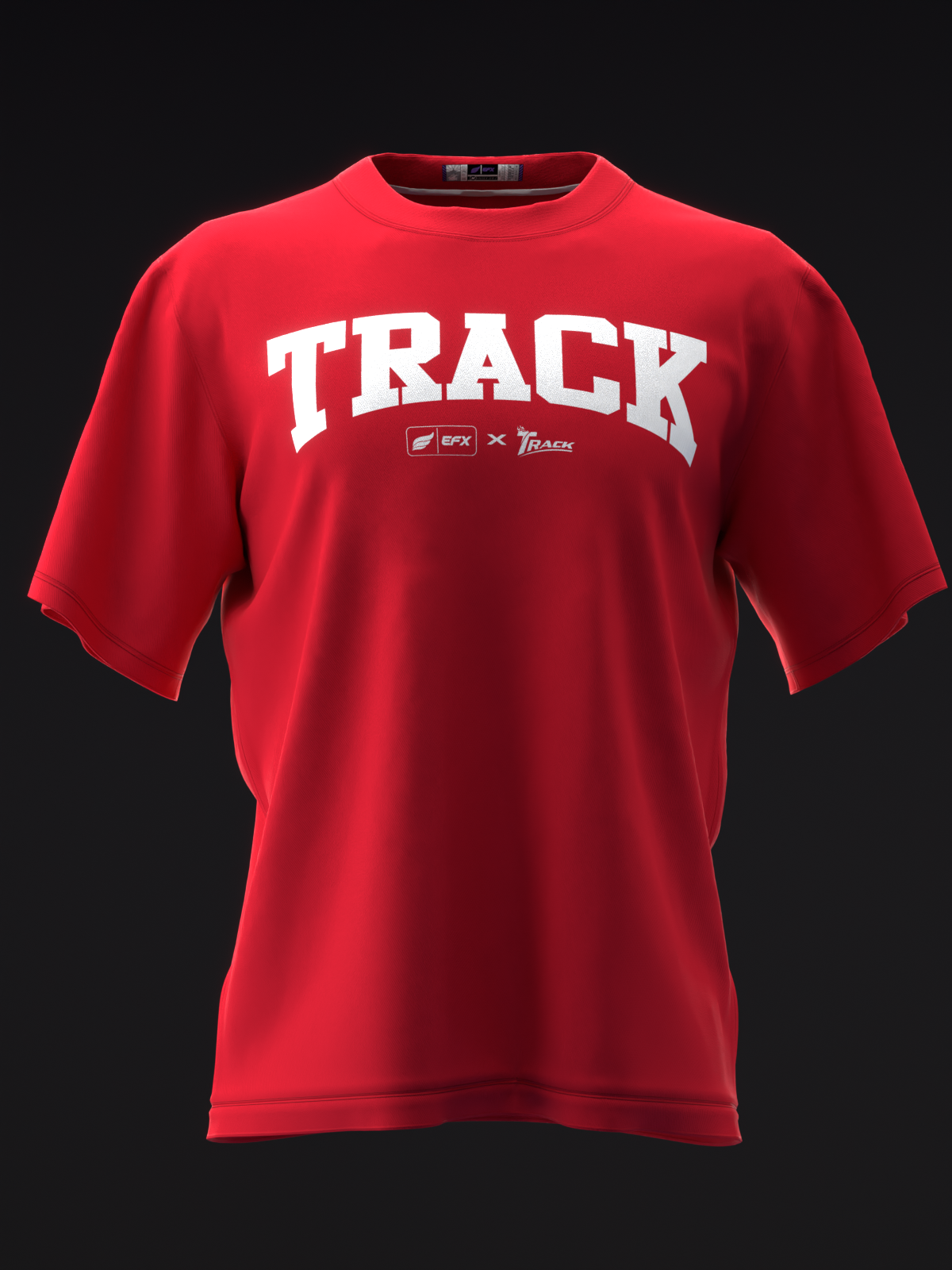 ATHLETIC - RED - BOWLING T-SHIRT