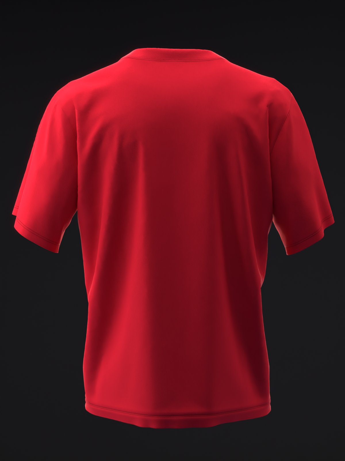 ATHLETIC - RED - BOWLING T-SHIRT