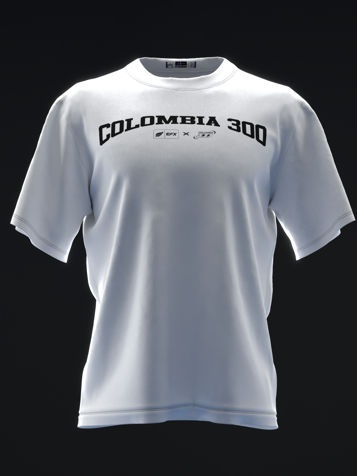 ATHLETIC - WHITE - BOWLING T-SHIRT