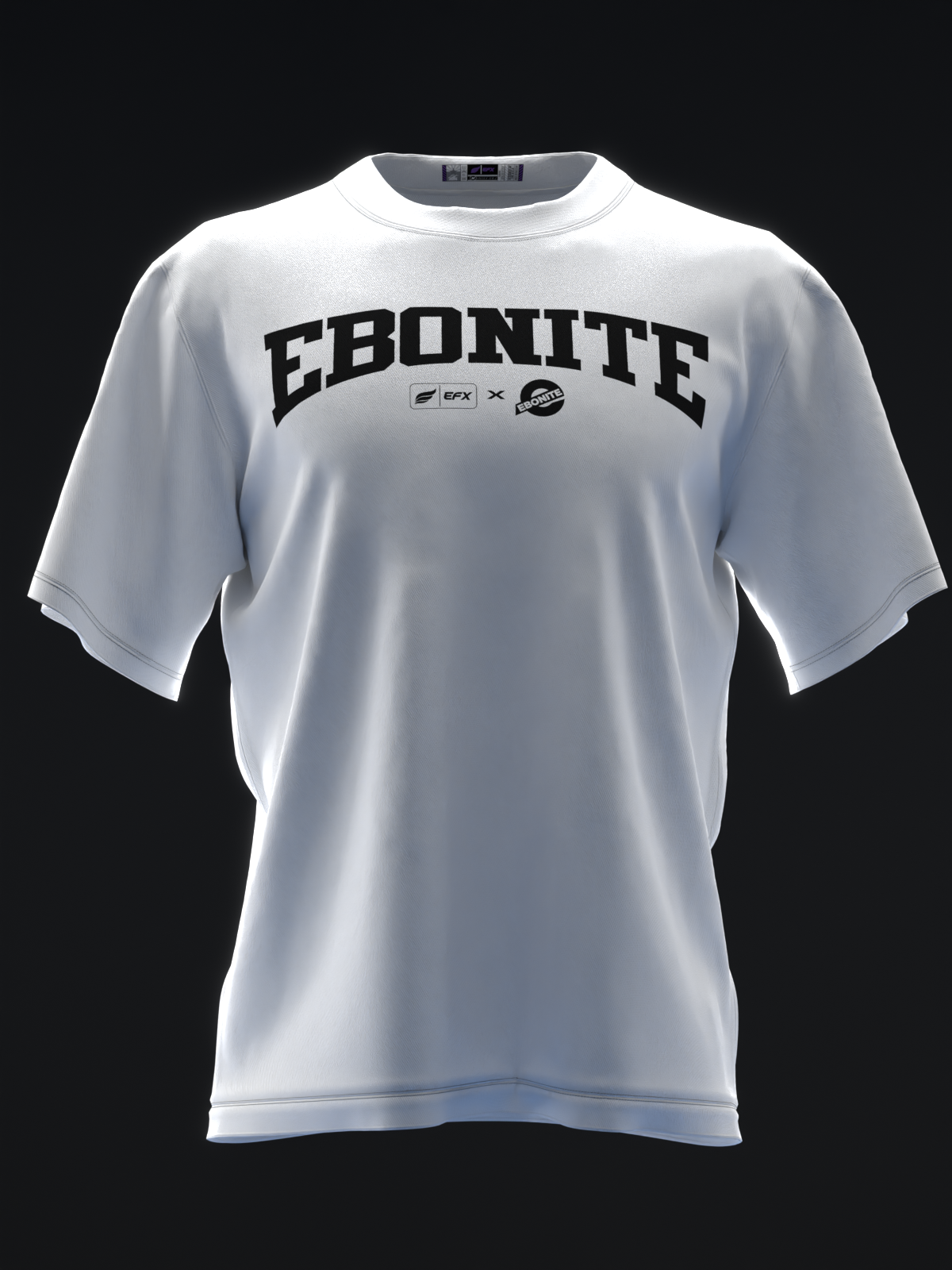 ATHLETIC - WHITE - BOWLING T-SHIRT