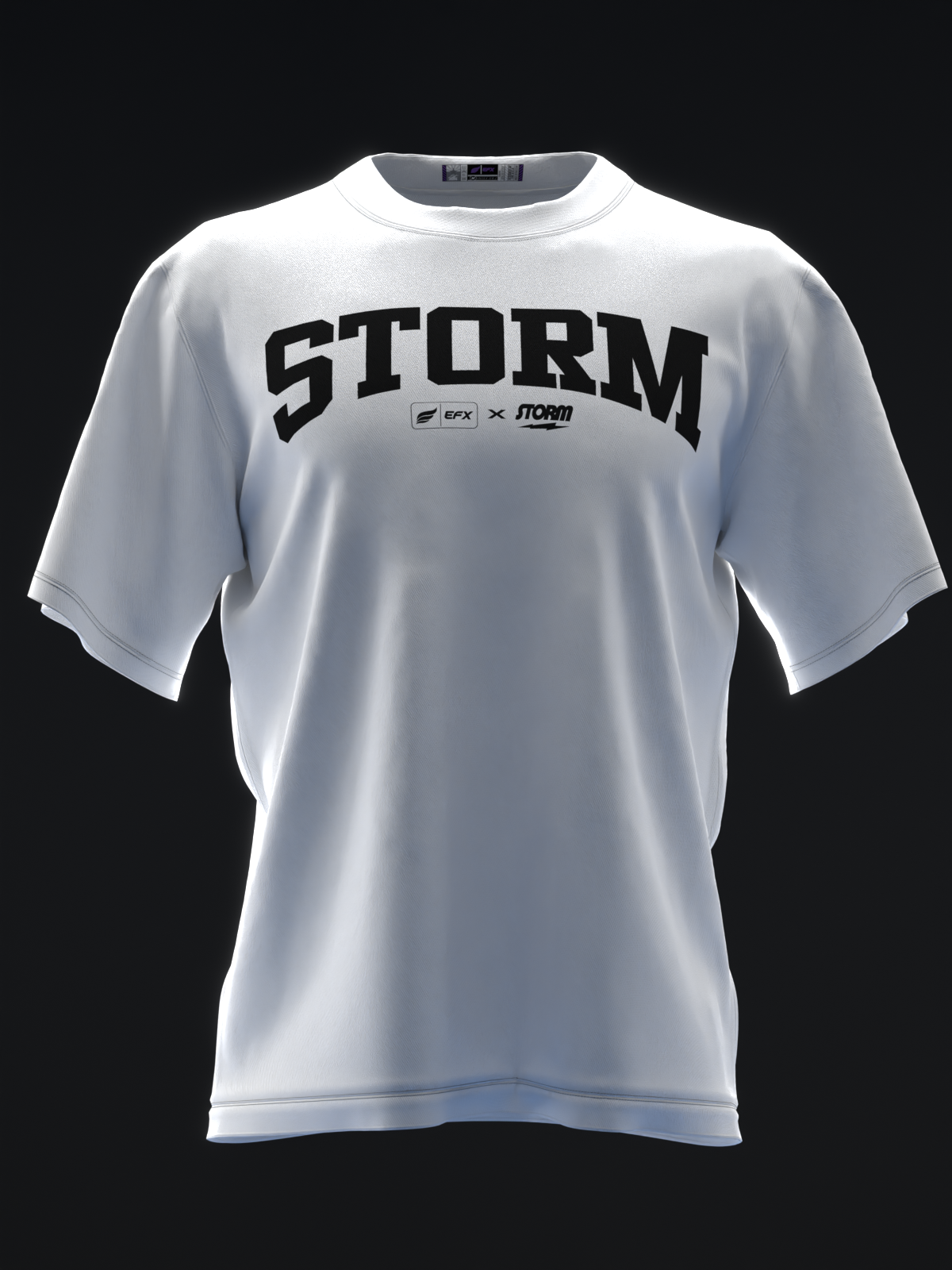 ATHLETIC - WHITE - BOWLING T-SHIRT