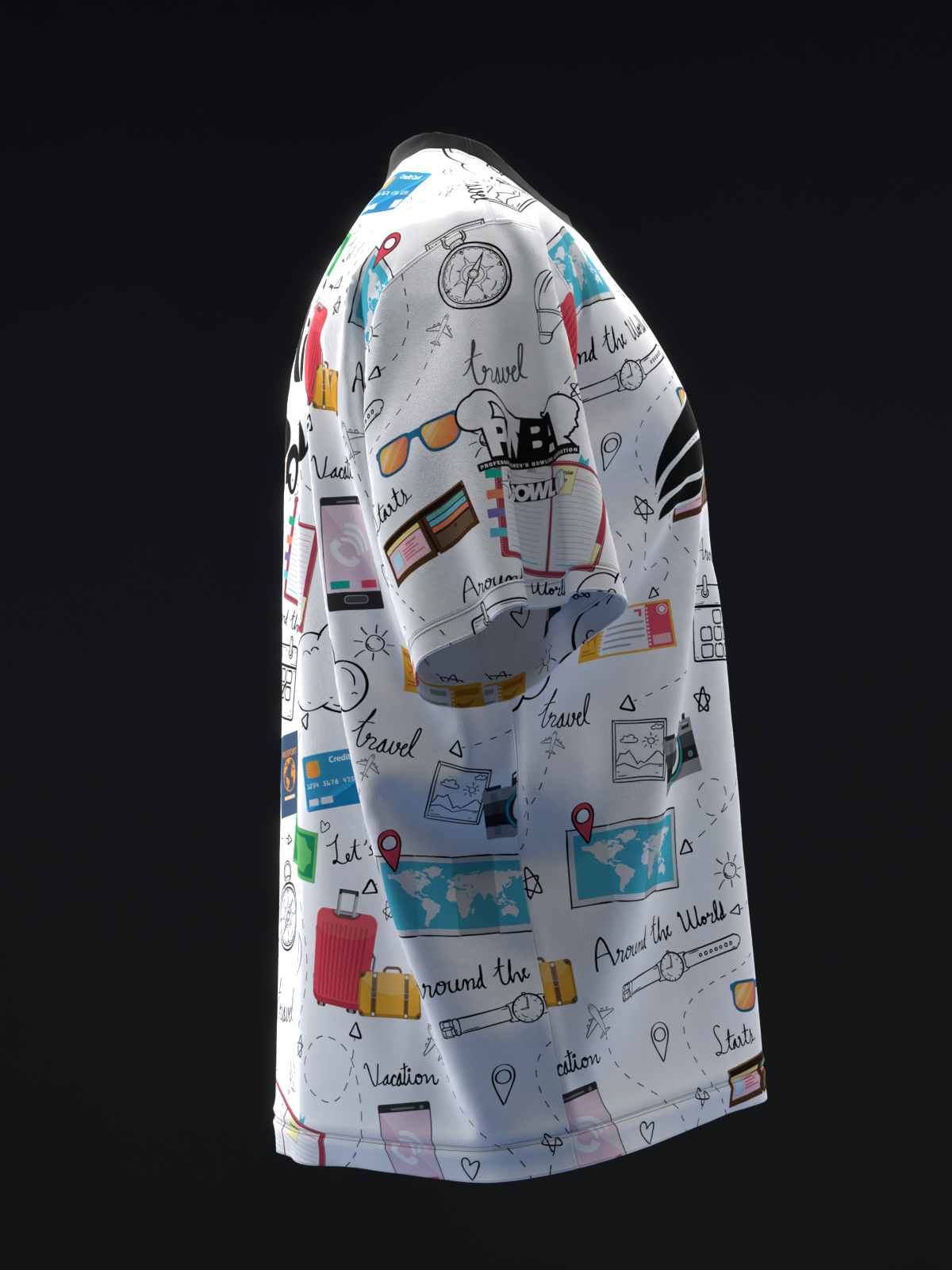 Misaki Bolleby 2025 - Travel Doodles - Bowling Jersey