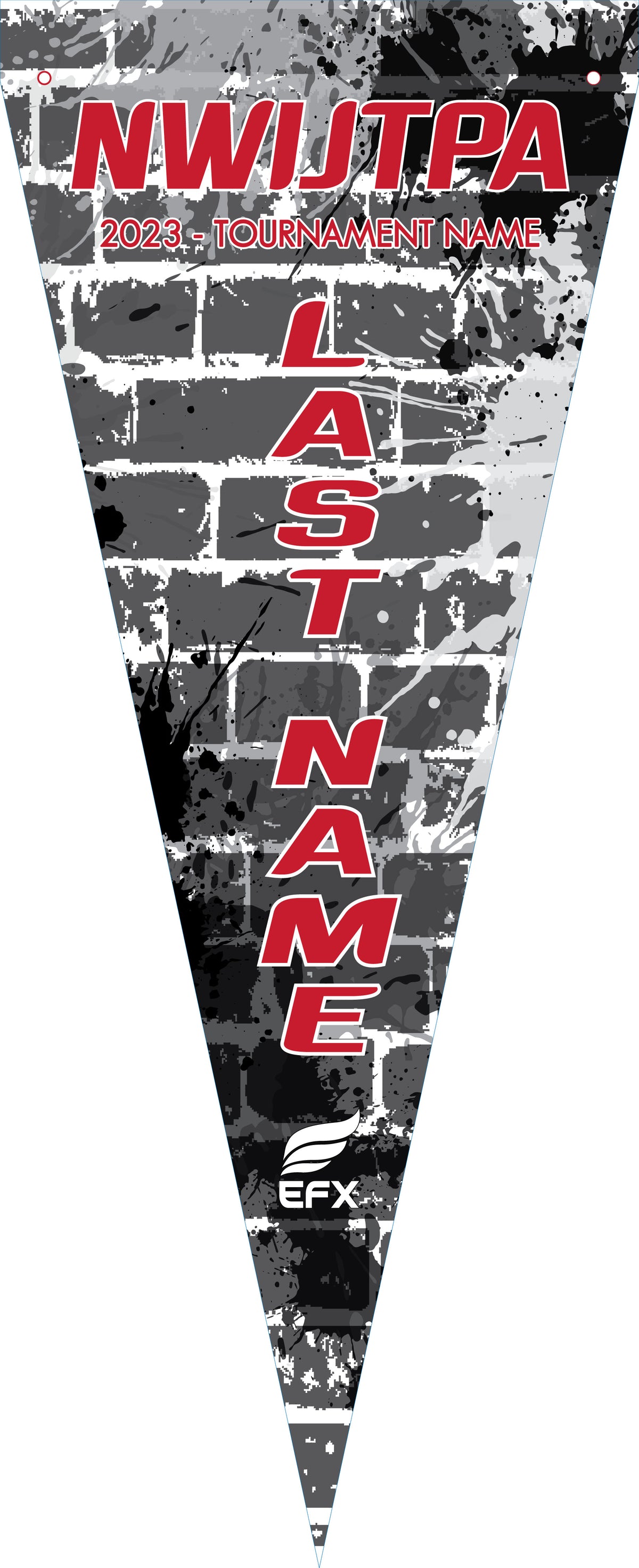 NWIJTPA - BRICK PENNANT