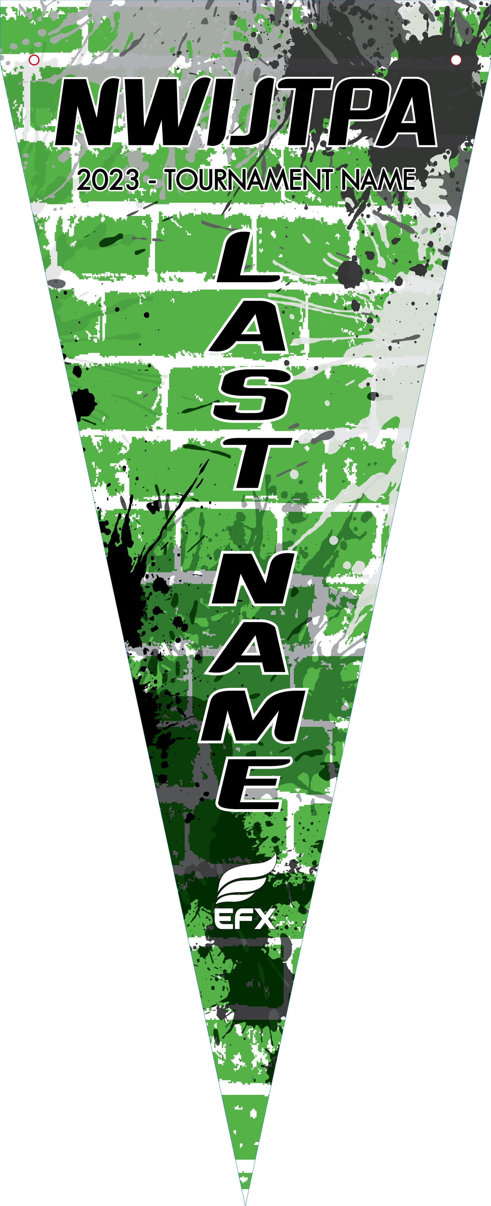 NWIJTPA - BRICK PENNANT