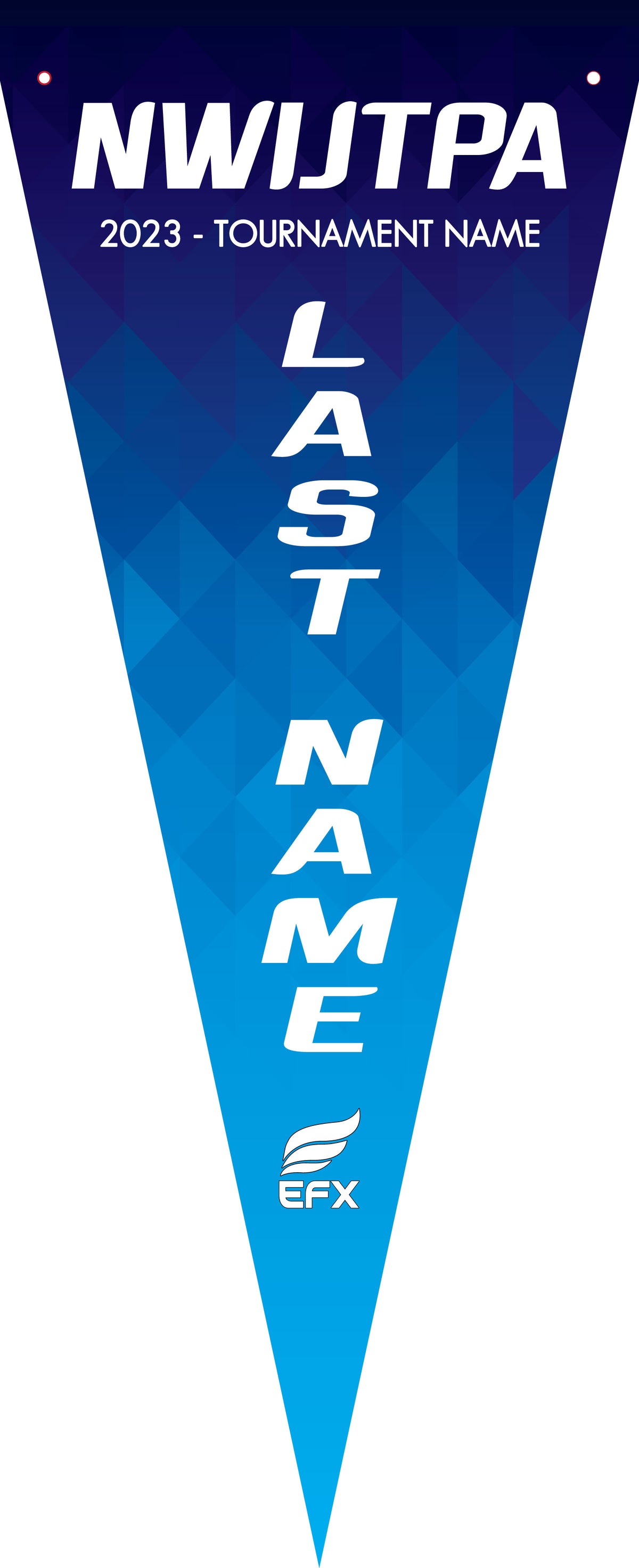 NWIJTPA - GEOMETRIC PENNANT