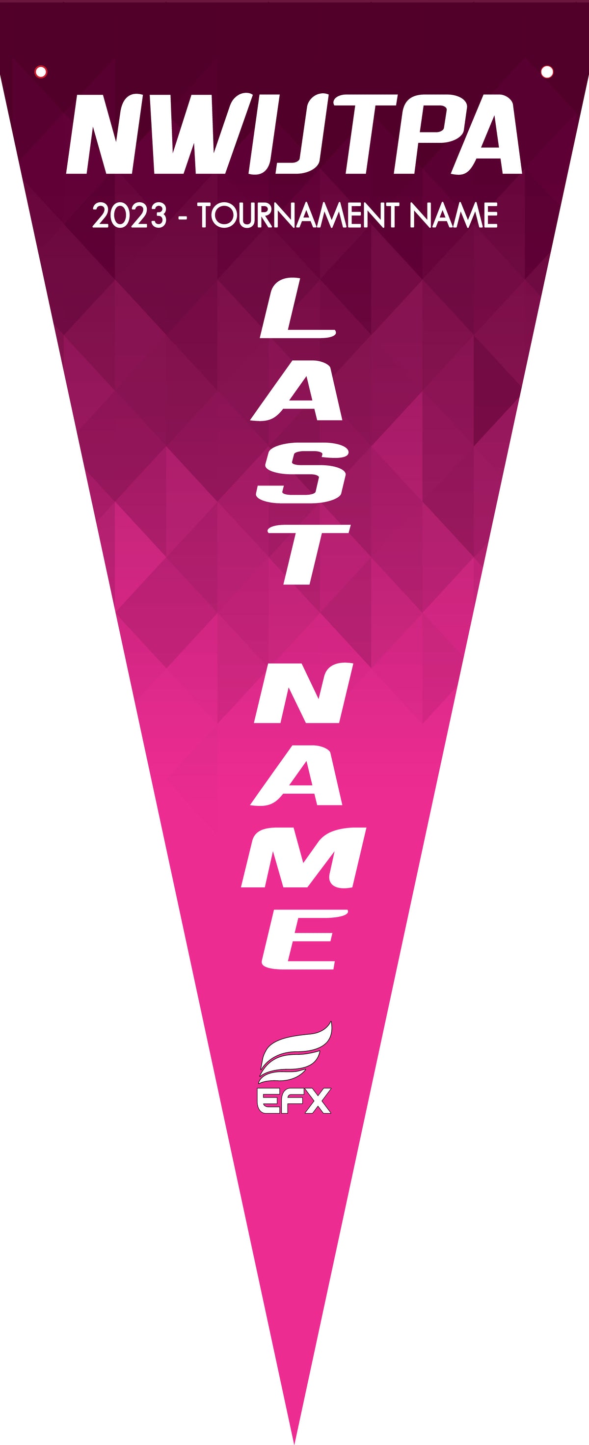 NWIJTPA - GEOMETRIC PENNANT