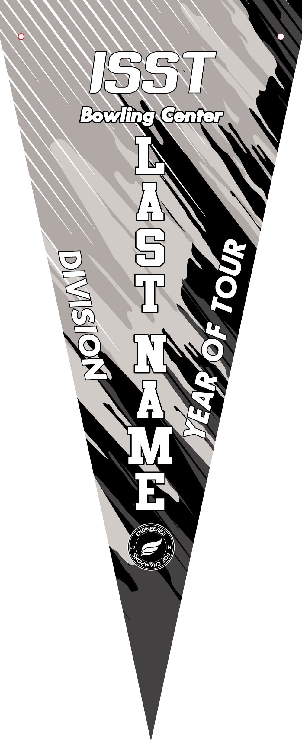 ISST Slime - Gray - Bowling Pennant