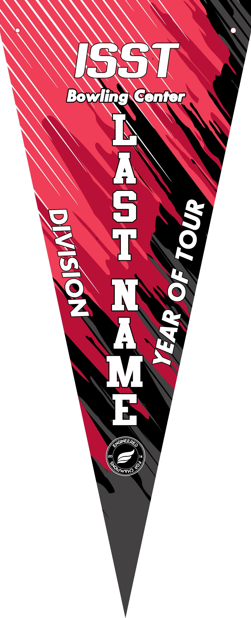 ISST Slime - Red- Bowling Pennant