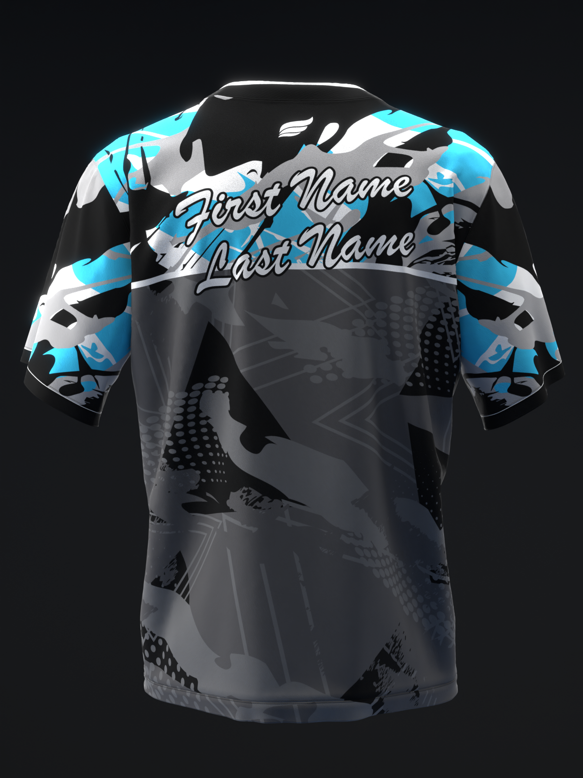 BLANKO - BLUE - BOWLING JERSEY