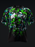 BLOSSOM - NEON GREEN TEAL - BOWLING JERSEY