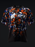 BLOSSOM - NEON ORANGE NAVY - BOWLING JERSEY