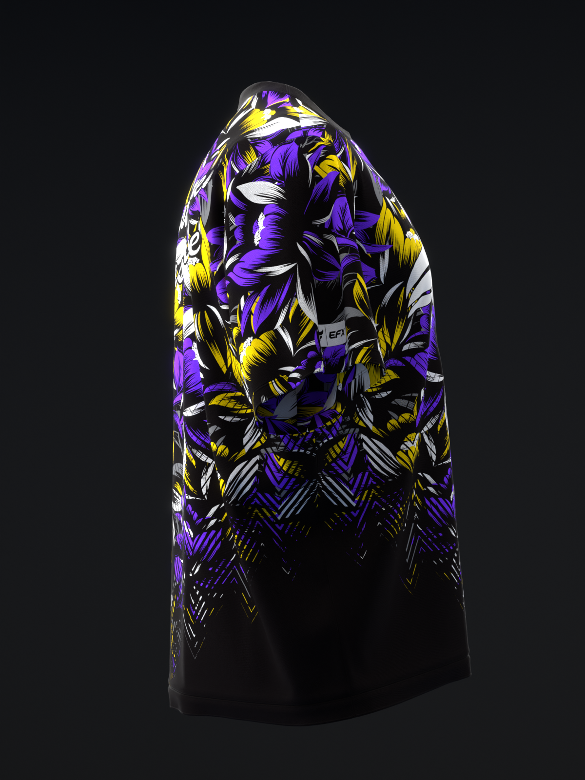 BLOSSOM - NEON PURPLE YELLOW - BOWLING JERSEY