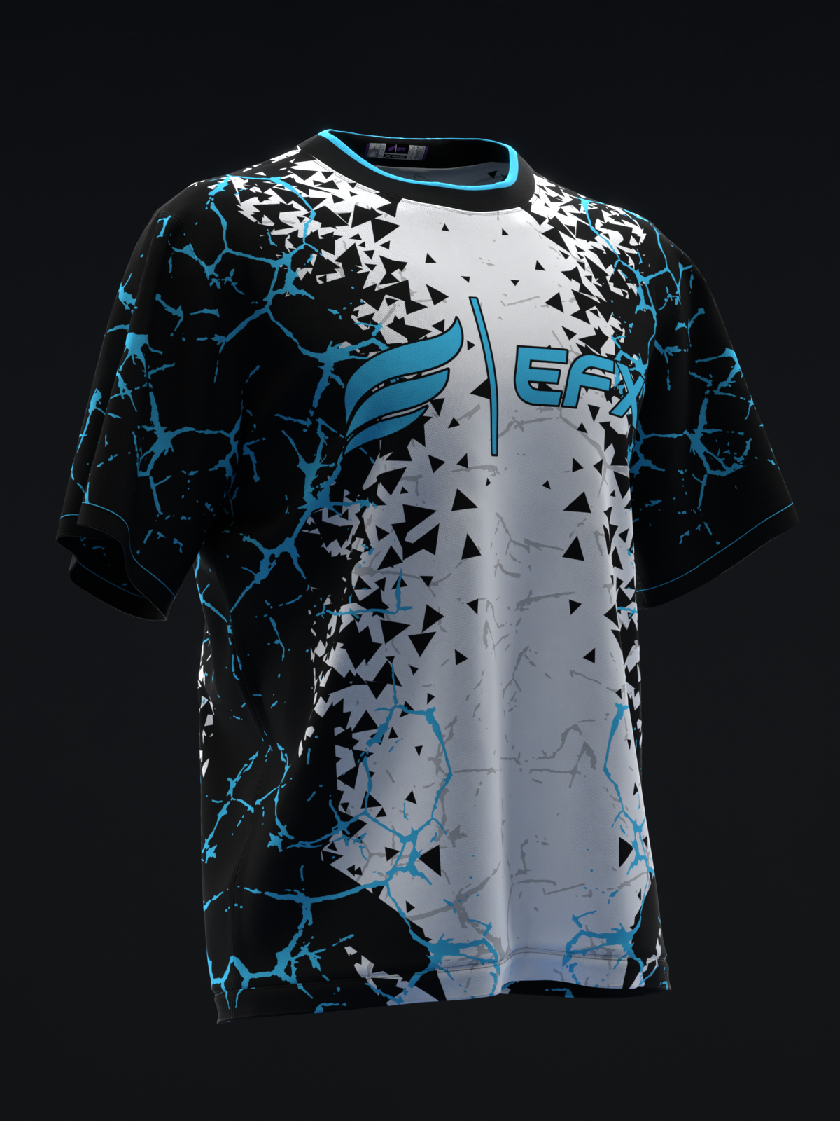 BROX - BLACK BLUE - BOWLING JERSEY