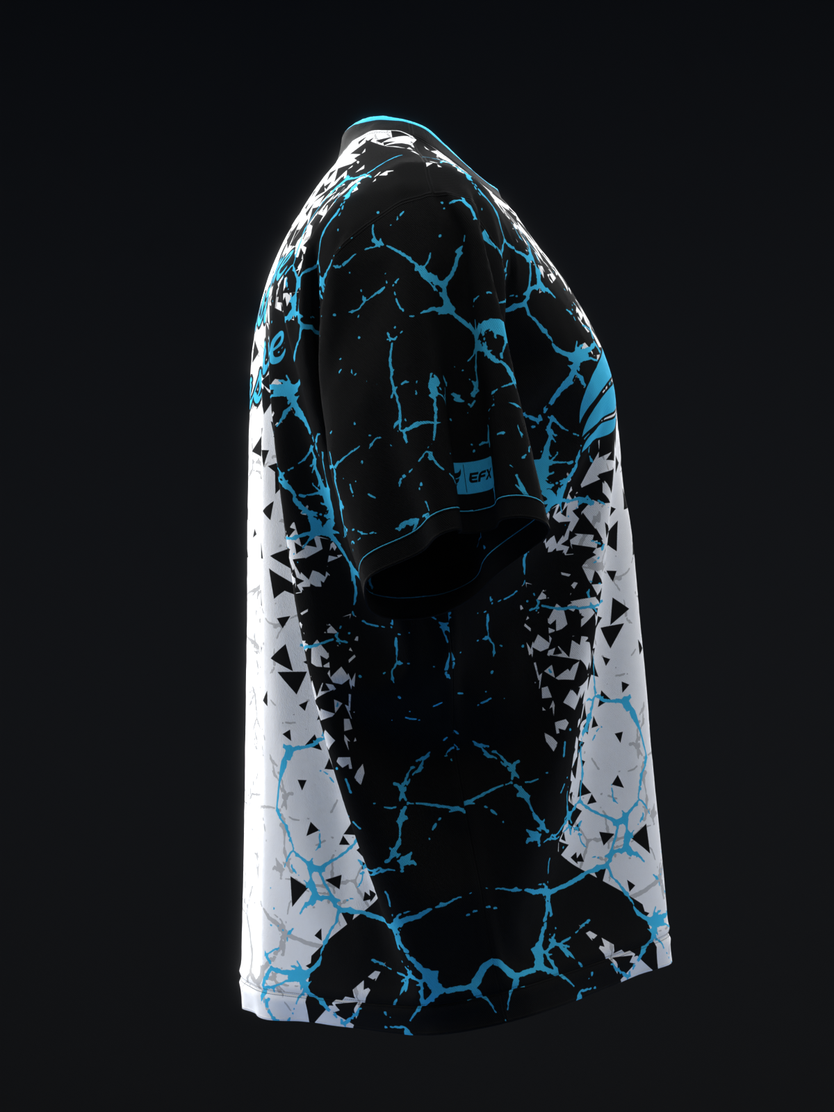 BROX - BLACK BLUE - BOWLING JERSEY