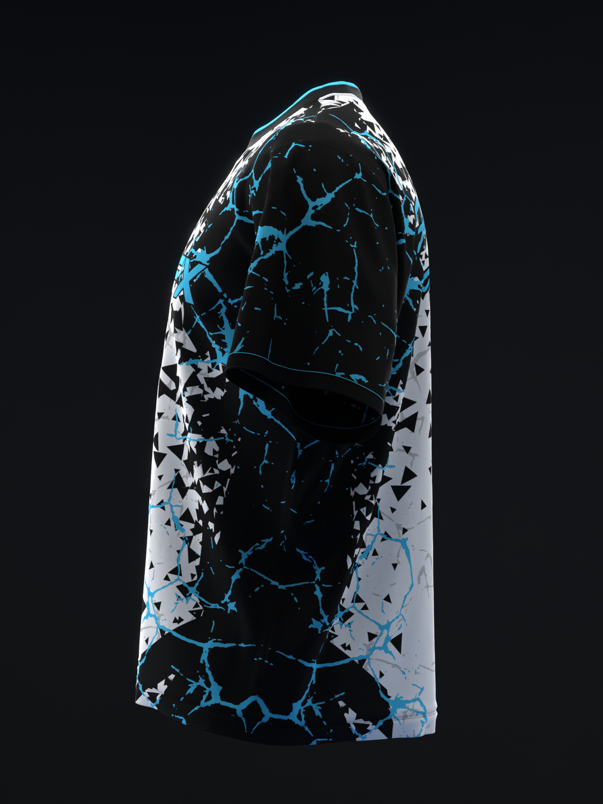 BROX - BLACK BLUE - BOWLING JERSEY