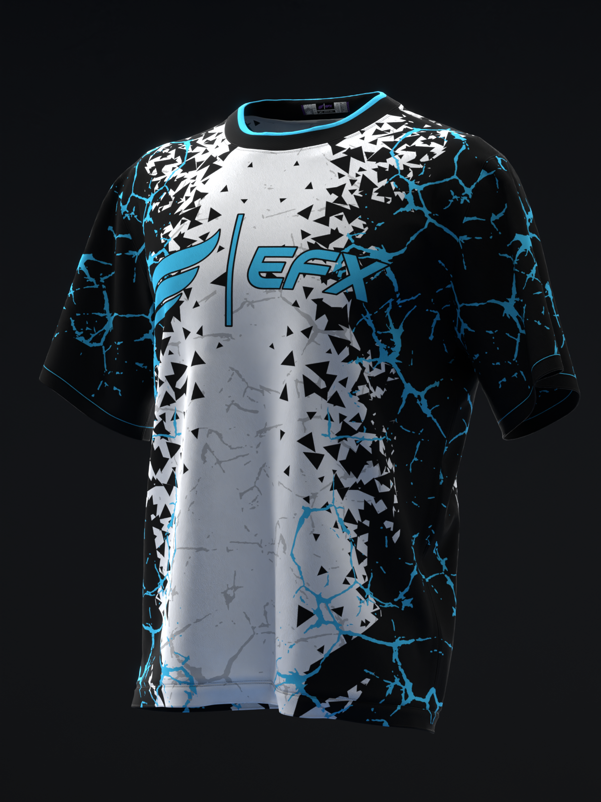 BROX - BLACK BLUE - BOWLING JERSEY