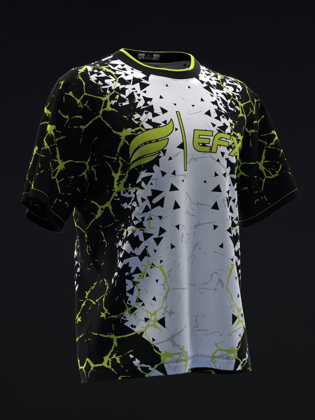 BROX - BLACK LIME - BOWLING JERSEY