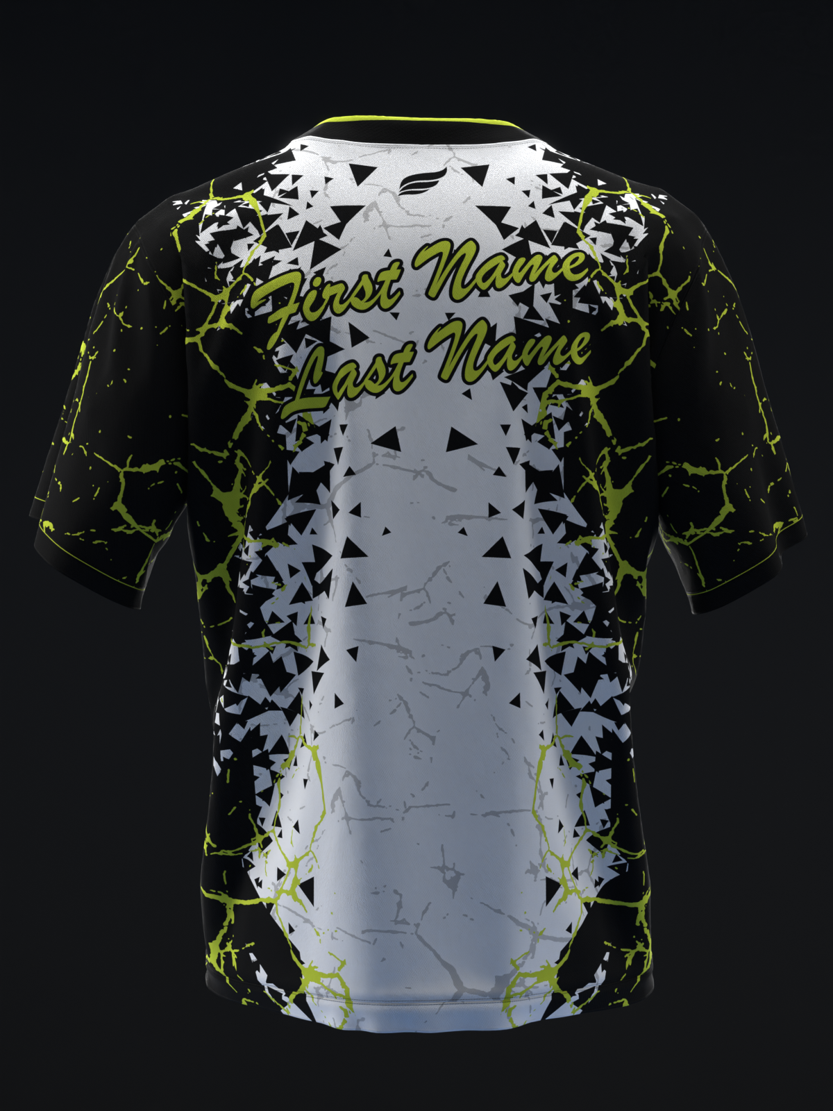BROX - BLACK LIME - BOWLING JERSEY