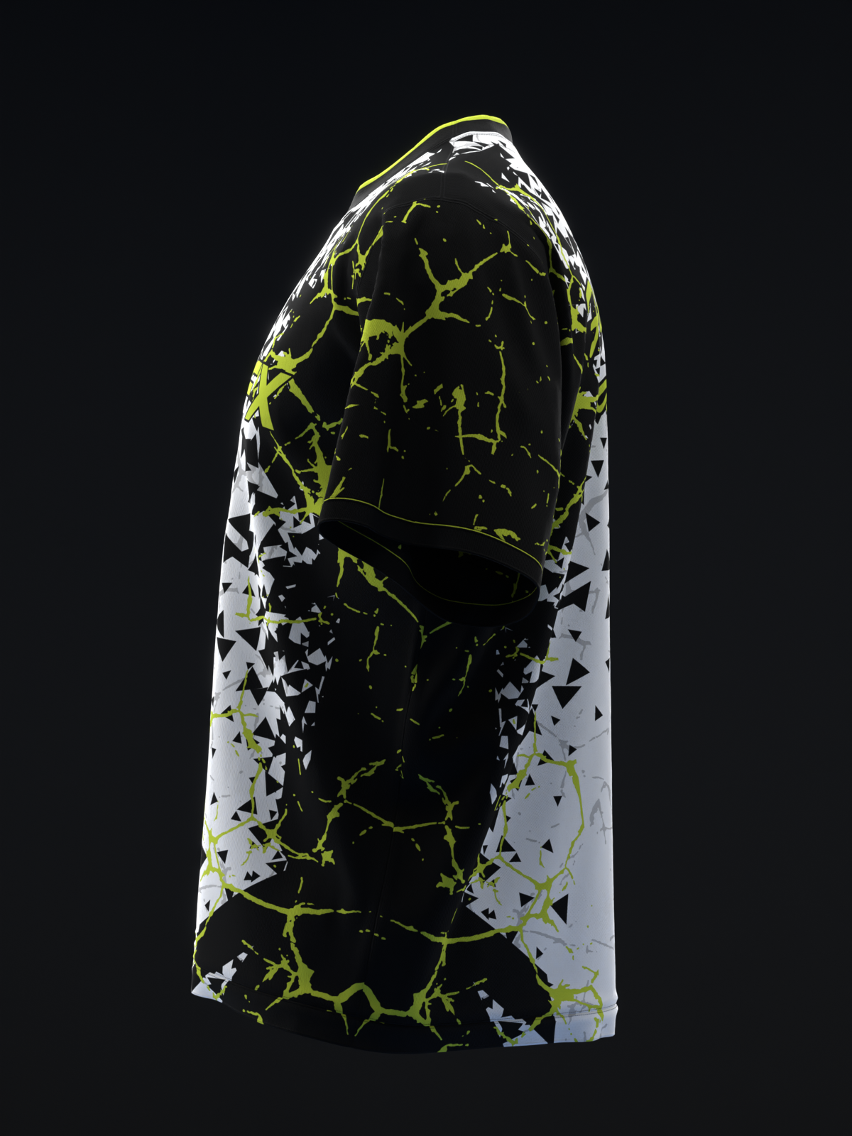 BROX - BLACK LIME - BOWLING JERSEY