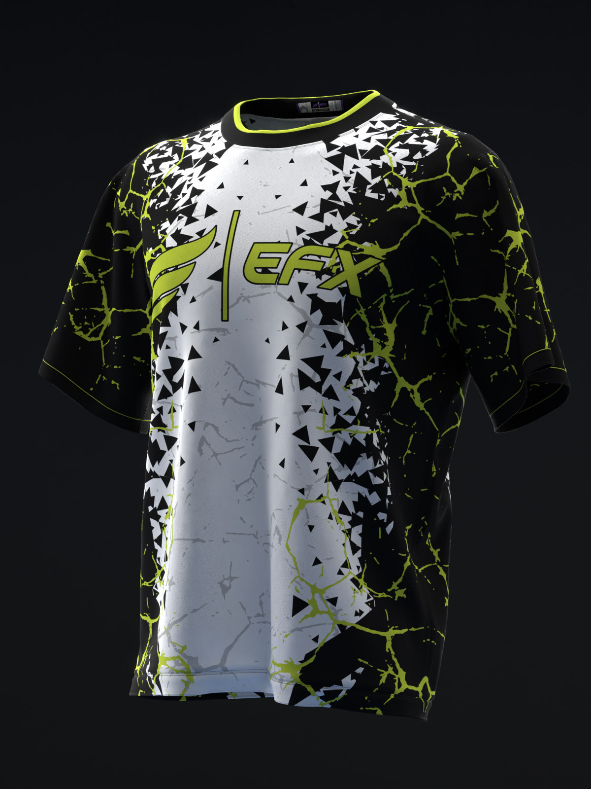 BROX - BLACK LIME - BOWLING JERSEY