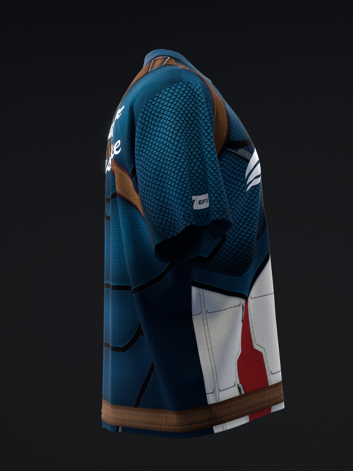 CAPTAIN AMERICA 3D - BOWLING JERSEY