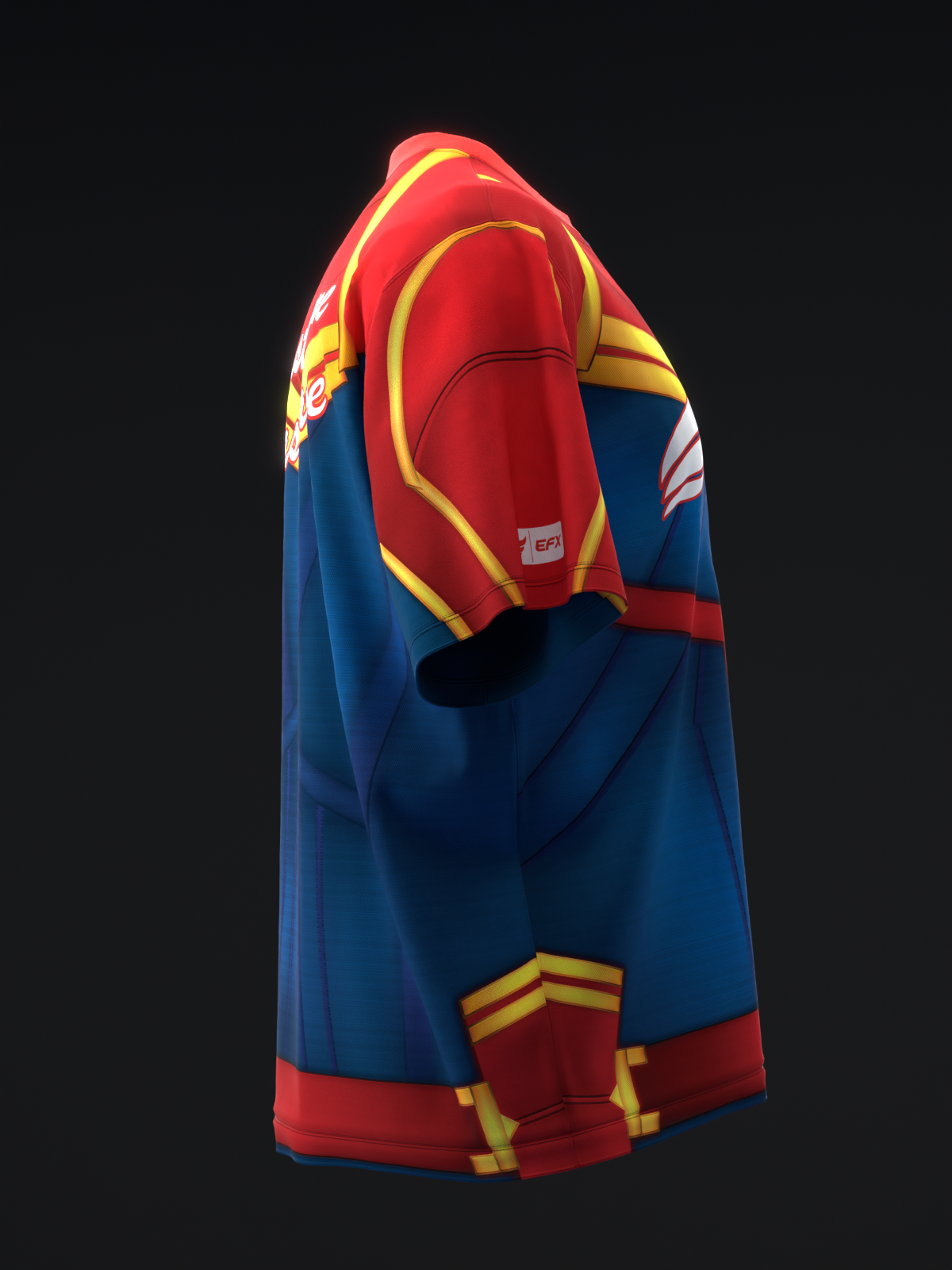 CAPTAIN MARVEL 3D - BOWLING JERSEY