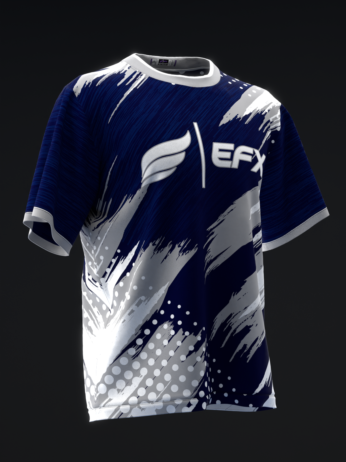 DOXURE - NAVY GRAY SILVER BOWLING JERSEY