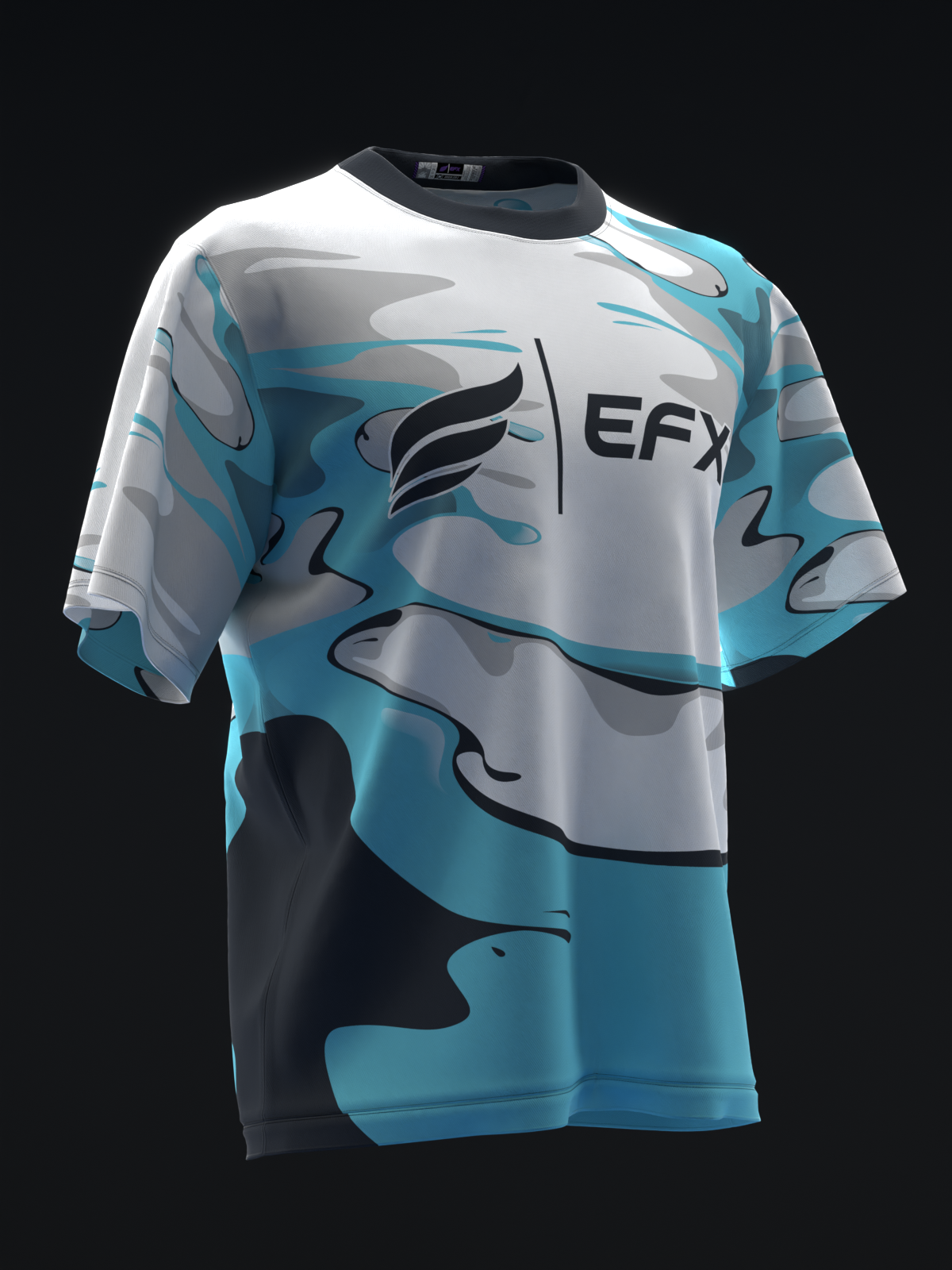 DRIPS - BLUE - BOWLING JERSEY