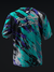 ELEVATED - GRAY PURPLE TEAL - BOWLING JERSEY