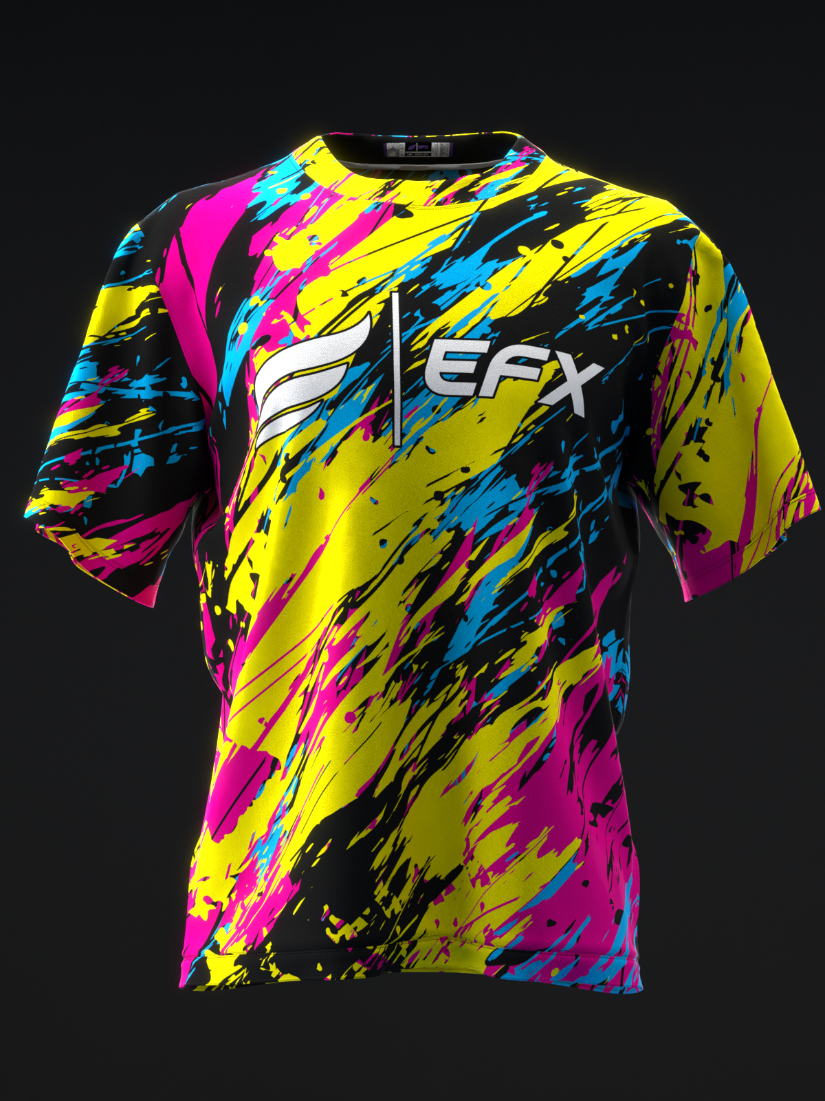 ELEVATED - PINK YELLOW BLUE - BOWLING JERSEY