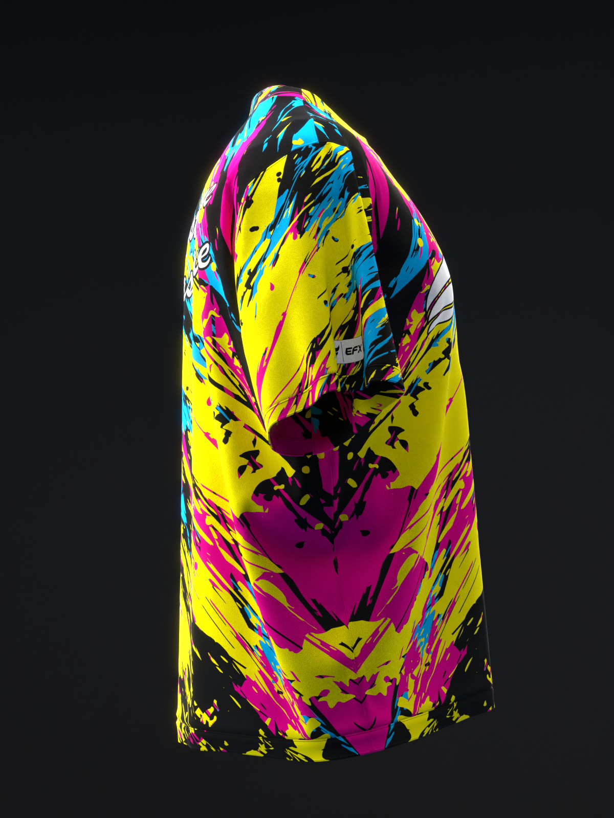 Elevated - Pink Yellow Blue - Bowling Jersey