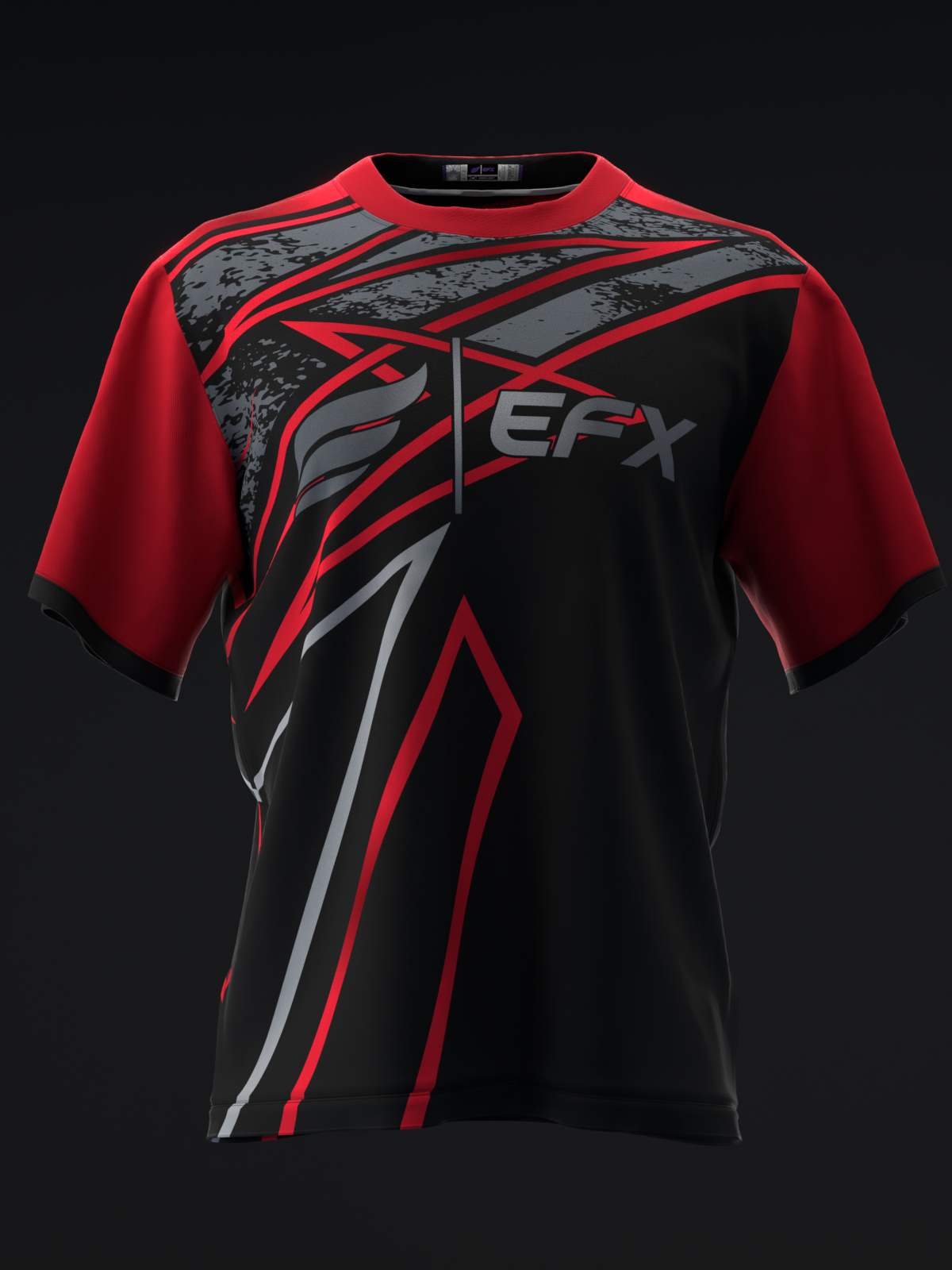 Grange - Charcoal Red - Bowling Jersey