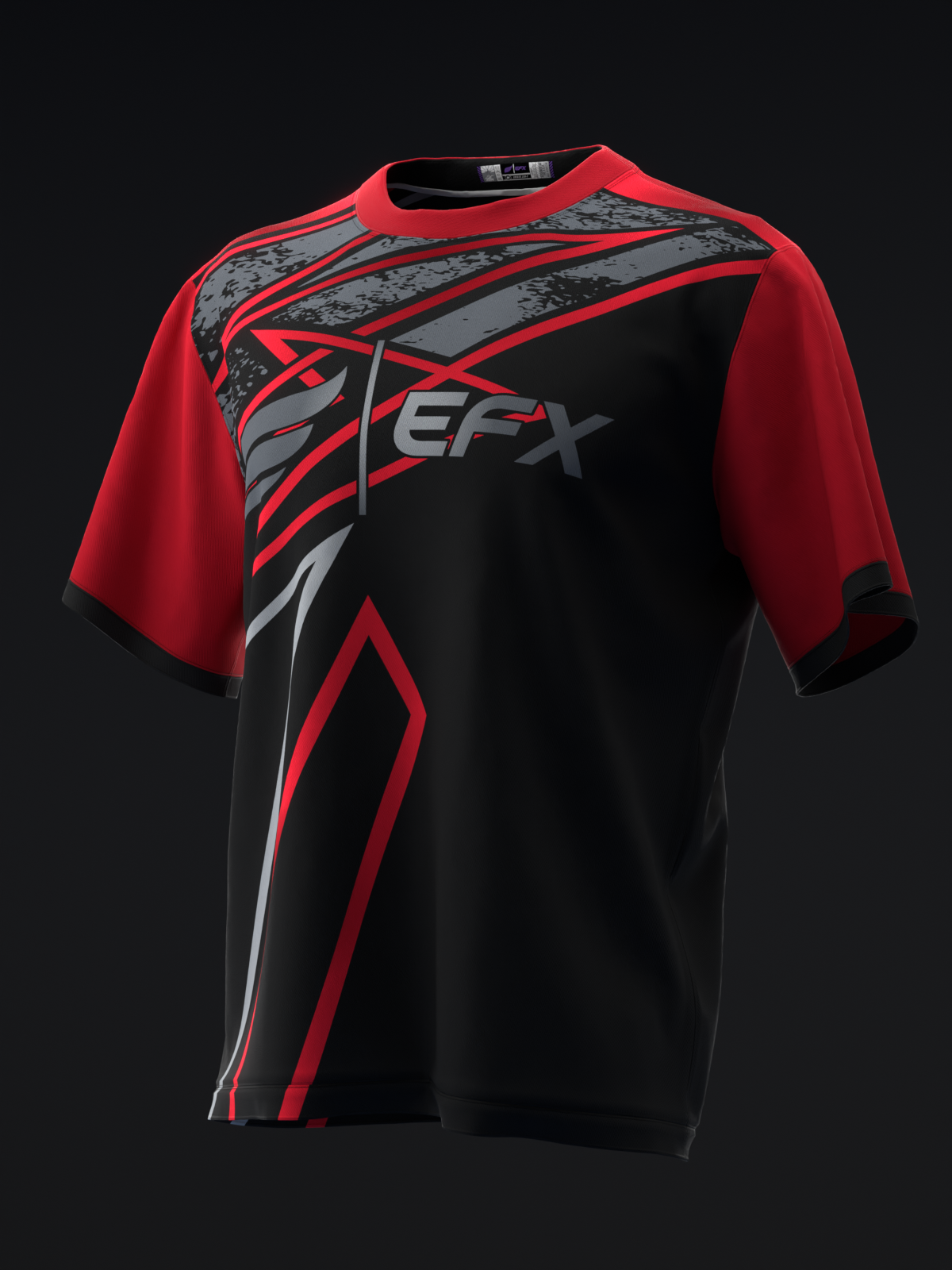 Grange - Charcoal Red - Bowling Jersey