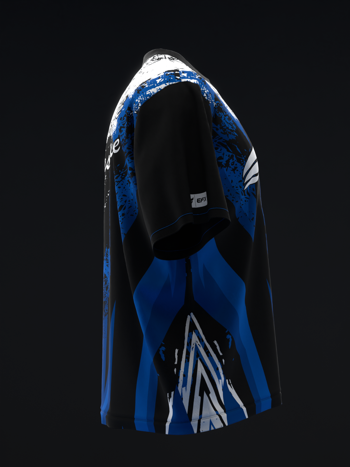 GRIKES - BLACK WHITE BLUE - BOWLING JERSEY