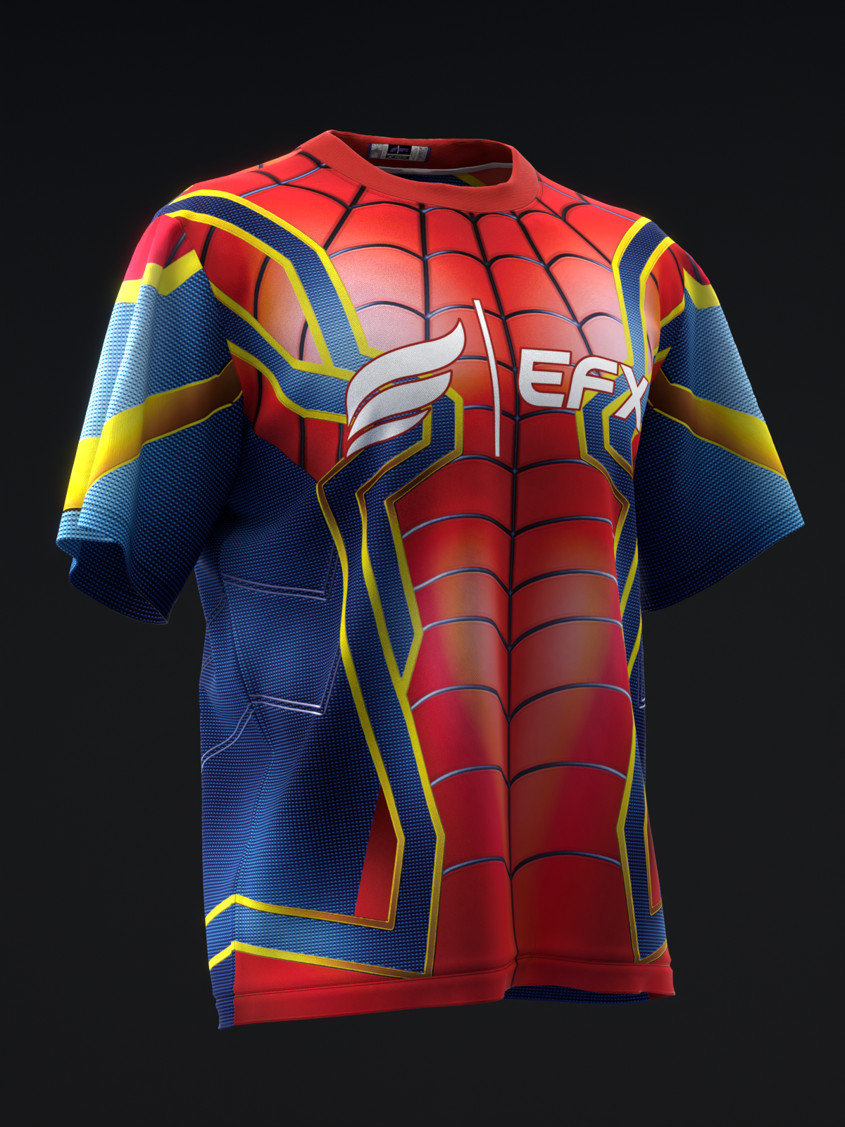 IRON SPIDER 3D - BOWLING JERSEY