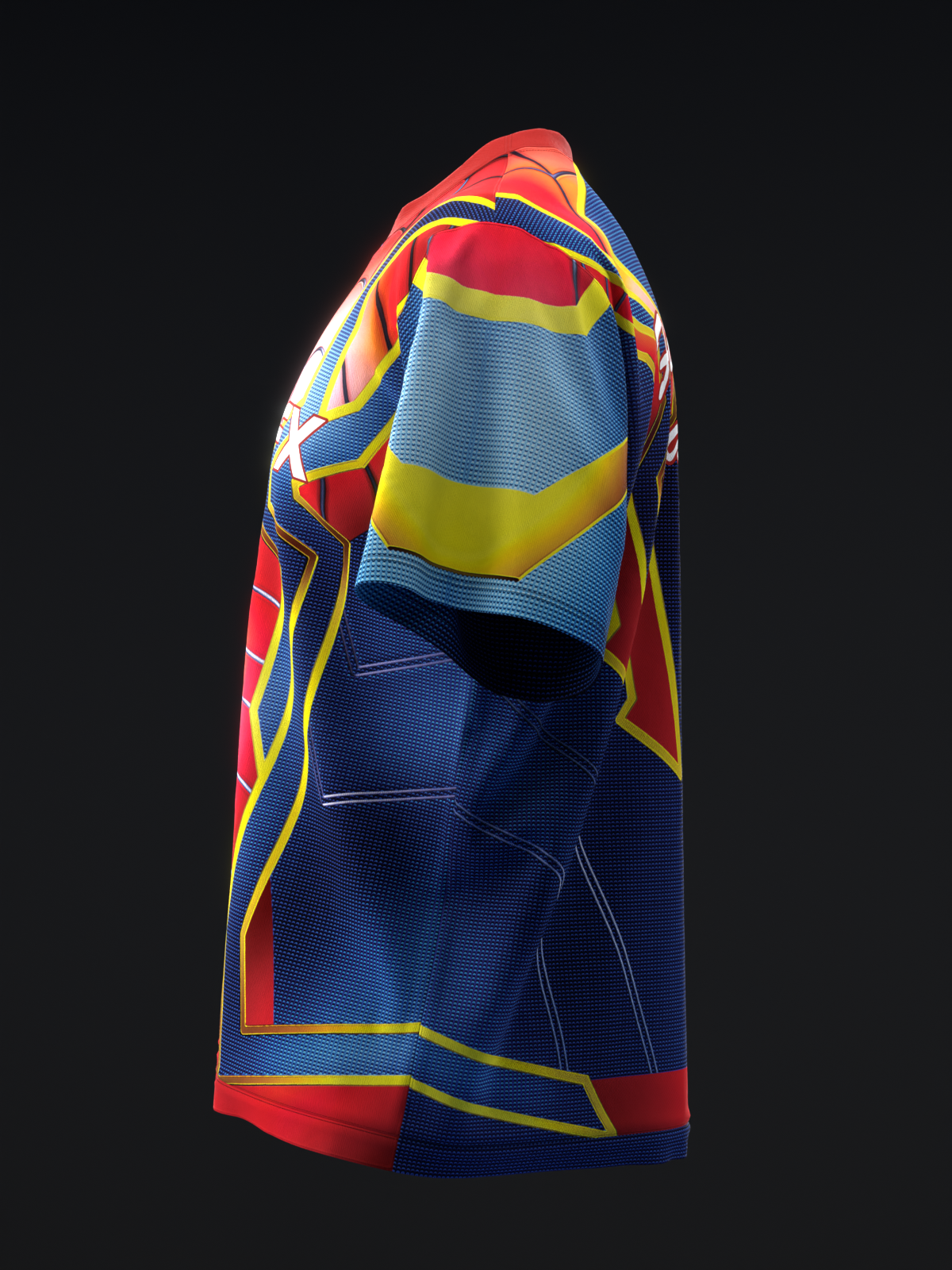 IRON SPIDER 3D - BOWLING JERSEY